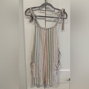 American Eagle Outfitters  Striped Romper. Size L